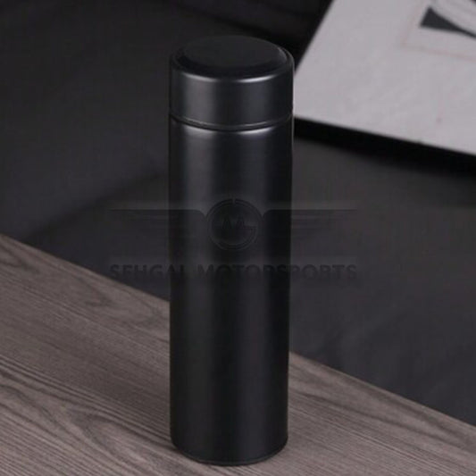 Motorsports Premium Black Stainless Steel Vacuum Flask Bottle