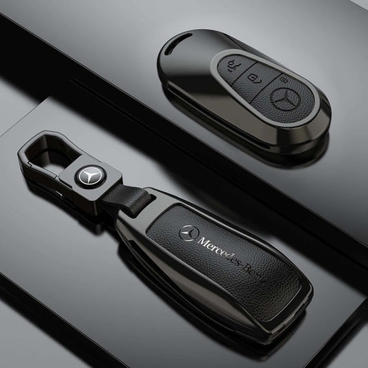 Mercedes Benz New E/S Class Zinc Alloy with Leather Key Case Model: 2021-23