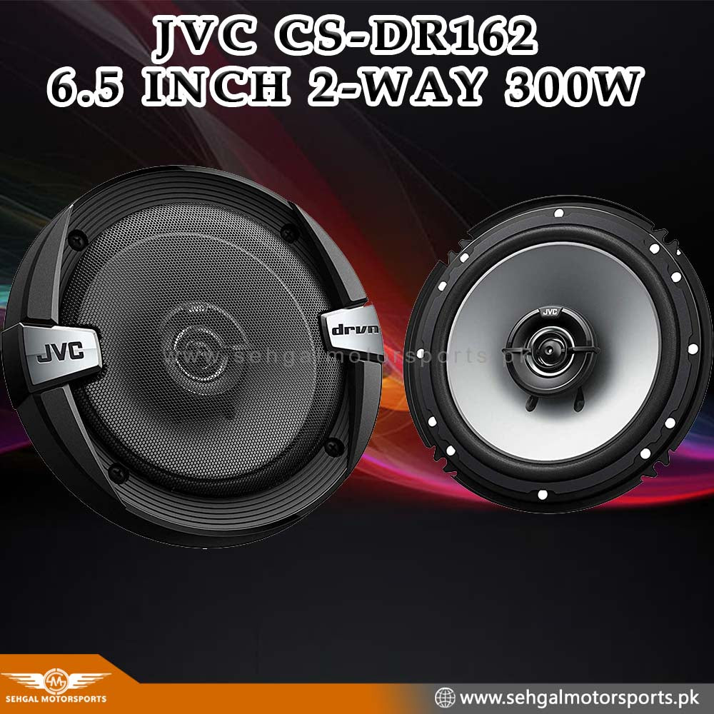 4) JVC CS-DR162 6.5 300 Watt Car Audio 2-Way Coaxial JVC 4) JVC CS-DR162 6.5 300 Watt Car Audio 2-Way Coaxial JVC