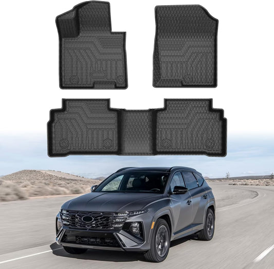 Hyundai Tucson HEV TPE Floor Mats (Black) Model: 2025