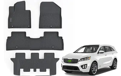 KIA Sorento TPE Floor Mats (7 Seater) Model: 2021-24