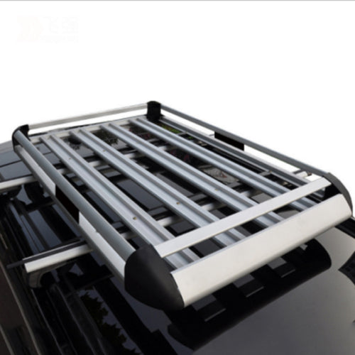 Universal Roof Rack Luggage Carrier Silver 36 Inch (Medium)