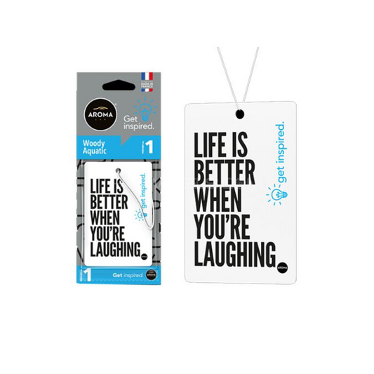 Aroma Get Inspired Perfumed Hanging Card