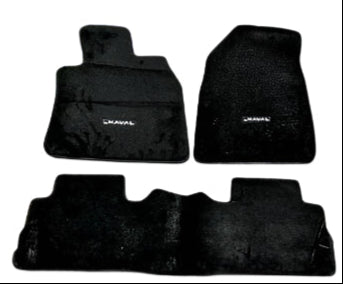 Haval H6 Carpet Floor Mat Twist Fiber Black Model 2021-2024