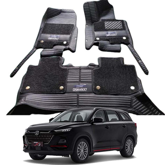 Changan Oshan x7 10D Floor Mat Black Model 2022-2023