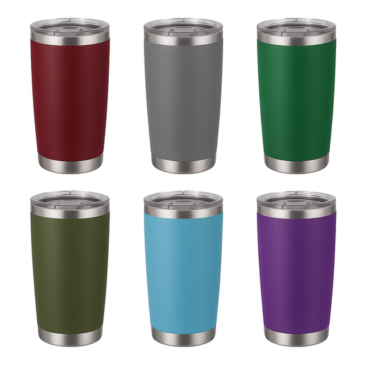 Stainless Steel Car Mugs – Multiple Colors