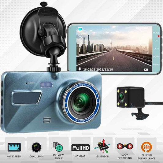 Dvr Black Box Dual lens 1296P