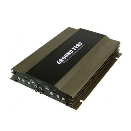 Ground one 4 channel Amplifier