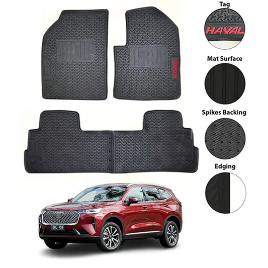 HAVAL H6 Rubber Mat Black Model 2021-2023