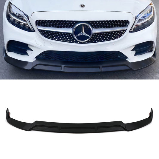 Mercedes Benz W205 Front Lip (Black)