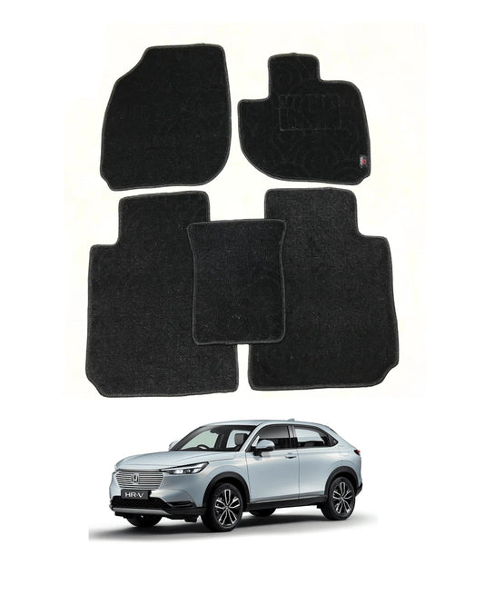 Honda HRV Carpet Floor Mats Twist fiber Black Model 2017-2024