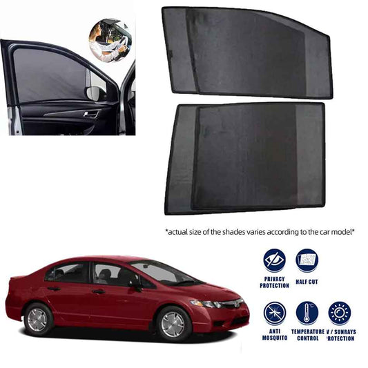 Honda Civic Side Sunshade Black without Logo Model 2008-2012