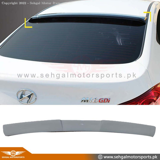Hyundai Elantra Roof Spoiler Unpainted (Fiber) Model 2021-2023
