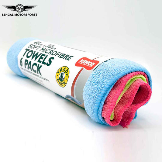Kenco Soft Microfiber Towel 40x30cm Pack of 6