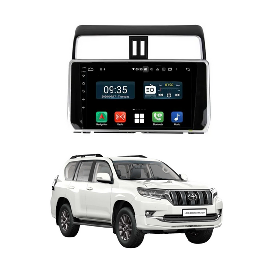 Toyota Prado Fj150 Android Half Panel 1+16GB Model 2018-2021