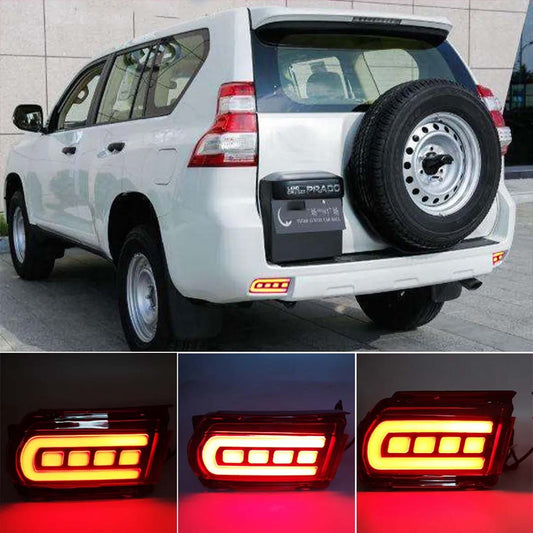 Toyota Prado FJ150 Back Bumper Reflector Lava Style Red Model 2009-2021