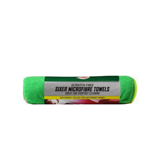 Turtle Wax Sixer Microfiber Towels Pack (Pack of 6)