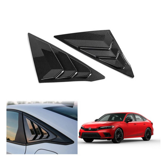 Honda Civic Quarter Louver Carbon Fiber Model 2022-2024
