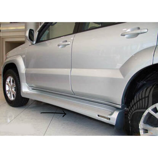Toyota Prado Fj120 Side Steps Cover (White) Model 2002-2008