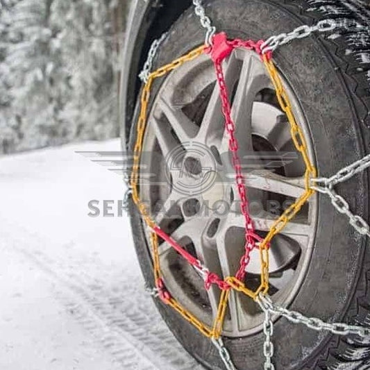 Snow Chain Emergency Anti Skid Tyre Chain 14 Inch (Pair)