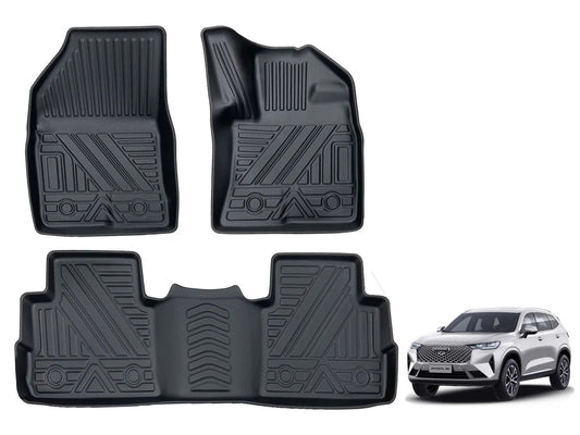 Haval H6 TPE Floor Mats (Black) Model: 2022-2024
