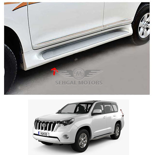 Toyota Prado FJ150 Side Steps Cover White Model 2009-2023