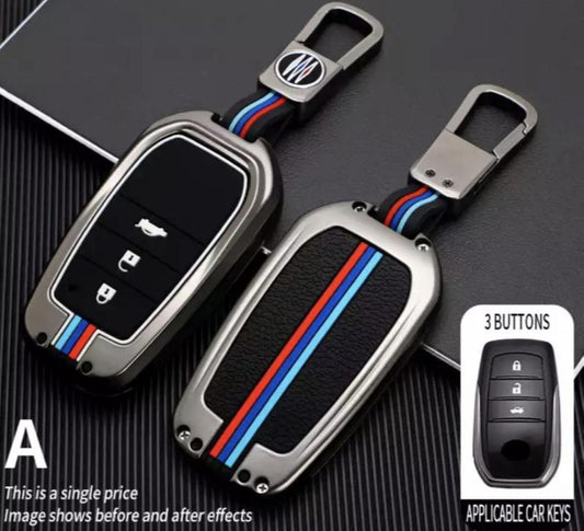 Toyota Fortuner  / Land Cruiser Zinc Alloy Key Cover Zinc (3-Button)