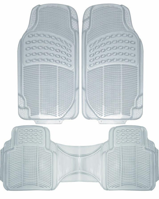Universal Rubber Floor Mat Bubble Design (3Pcs)