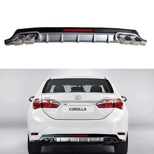 Toyota Corolla Diffuser Bugatti Style Model 2014-2019
