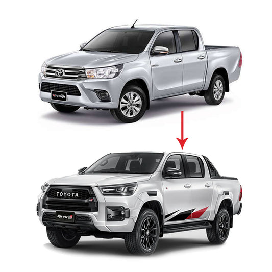 Toyota Hilux Revo 2017 conversion into Revo GR 2023-2024 (W/O H.Light & B.Light)