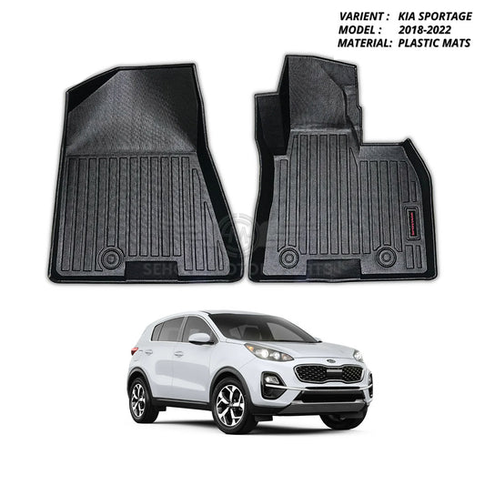Kia Sportage TPE Floor Mats (Black) Model: 2020-2024