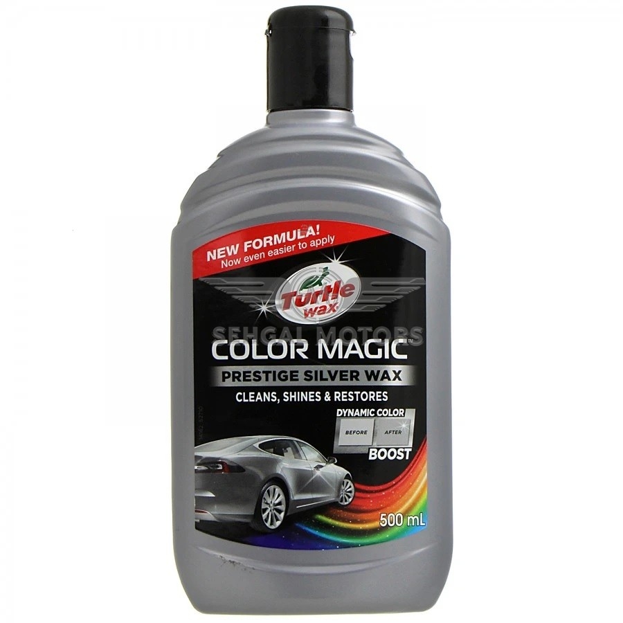 Turtle Wax Color Magic Silver Wax, 500ml | Sehgal Motors