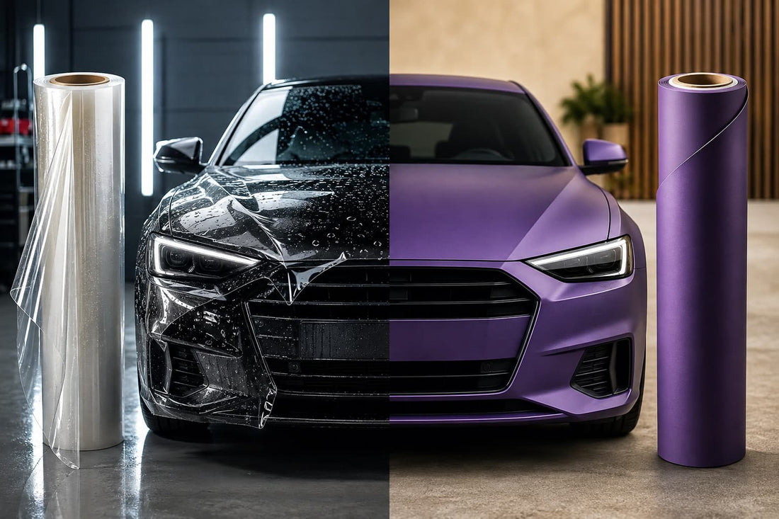PPF vs Regular Car Wrap: What’s the Difference?