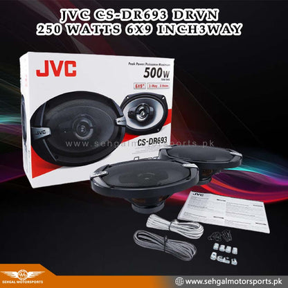 JVC CS-DR693 DRVN 250 Watts 6x9 Inch3Way