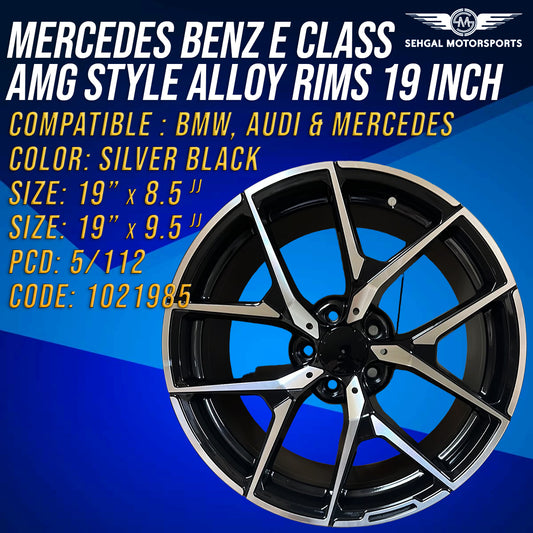 Mercedes Benz E Class AMG Style Alloy Rims 19 Inch Staggered (1021985)
