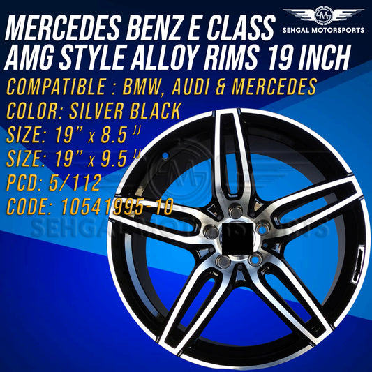Mercedes Benz E Class AMG Style Alloy Rims 19 Inch Staggered (10541995-10)