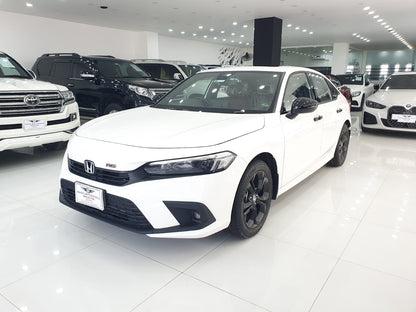 Honda Civic 1.5 Rs White With Burgundy Model 2024