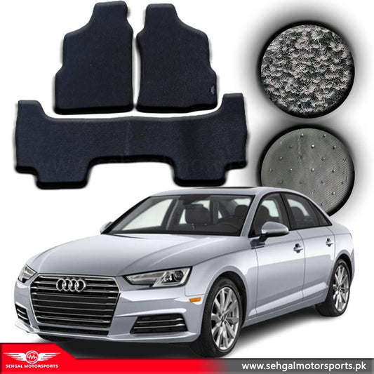 Audi A4 Carpet Floor Mat Special Black/Gray Model 2009-2013