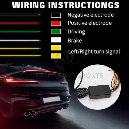 Motorsports Universal LED Spoiler (Carbon Fiber)