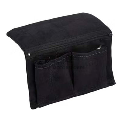 Motorsports Car Window / Armrest  Suede Hanging Bag & Storage Pocket Organizer