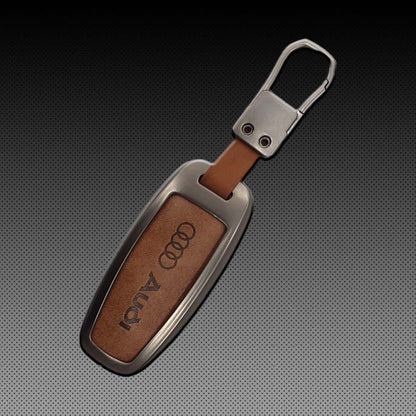 Audi A6 / A7 / A8L Zinc Alloy with Leather key Cover Model: 2005-2020