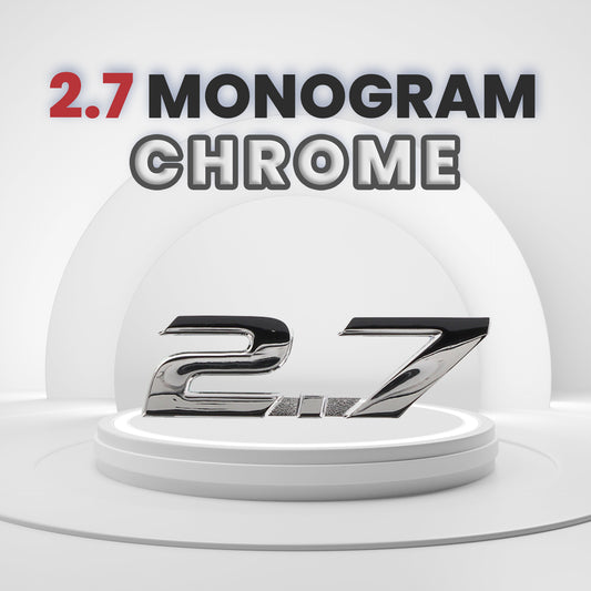 "2.7" Monogram (Chrome)