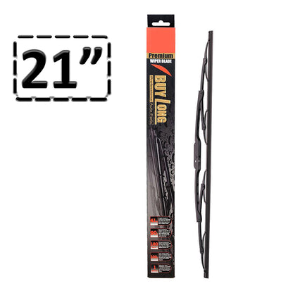 Wiper Blade With Rubber Metal Body (Pair) BuyLong