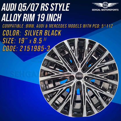 Audi Q5/Q7 RS Style Alloy Rim 19 Inch (2151985-3)