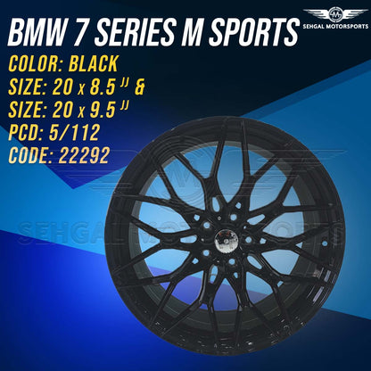 BMW 7 Series M Sports Alloy Rim 20 Inch Staggered (22292)