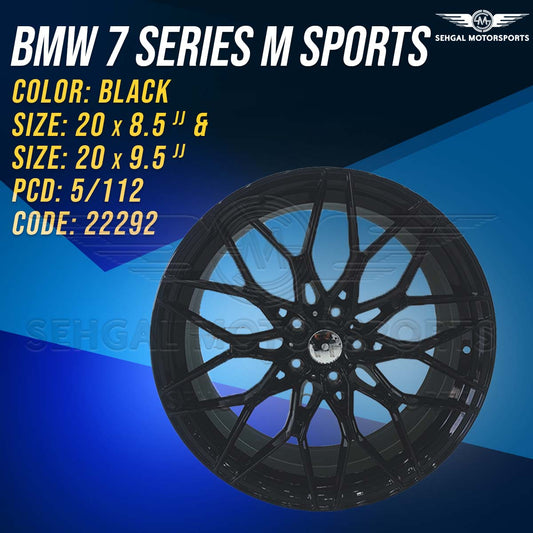 BMW 7 Series M Sports Alloy Rim 20 Inch Staggered (22292)