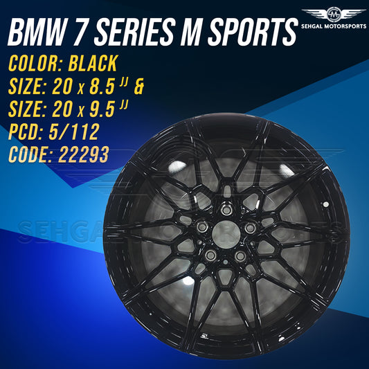 BMW 7 Series M Sports Alloy Rim 20 Inch Staggered (22293)