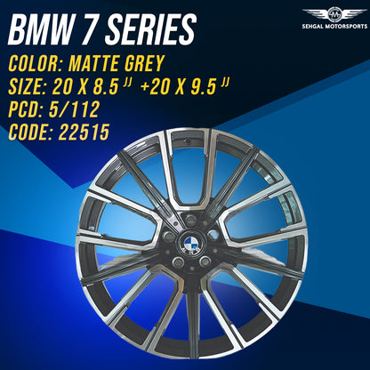 BMW 7 Series OEM Alloy Rim 20 Inch Staggered (22515)