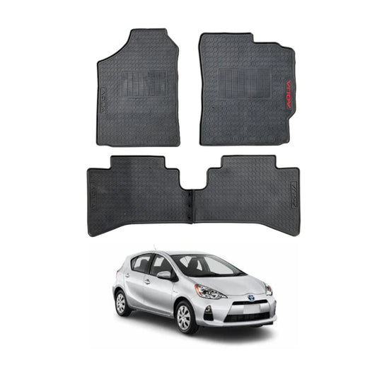 Toyota Aqua Rubber Floor Mat Model: 2016-20