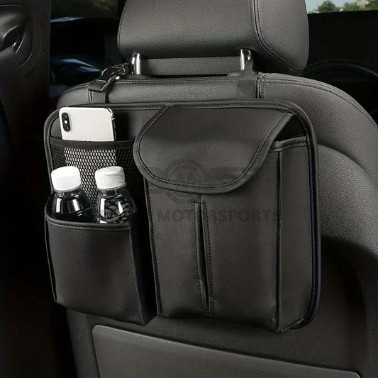 Motorsports Car Leather Hanging Back Seat Organizer Multi Pocket